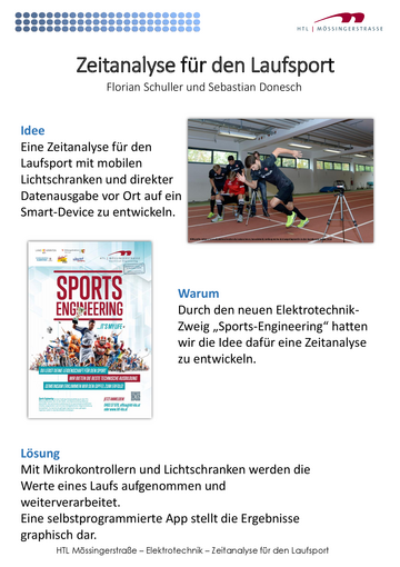 Zeitanalyse für den Laufsport