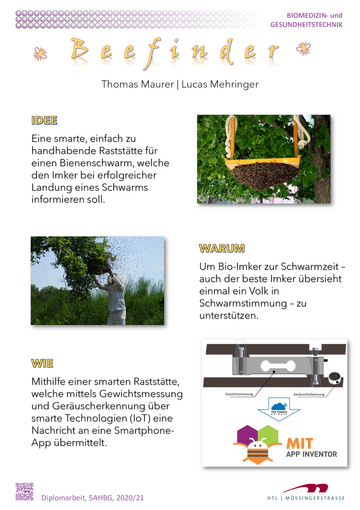 Smarte Bienenschwarmrastmöglichkeit