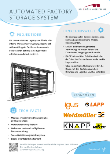 Automated Factory Storage System